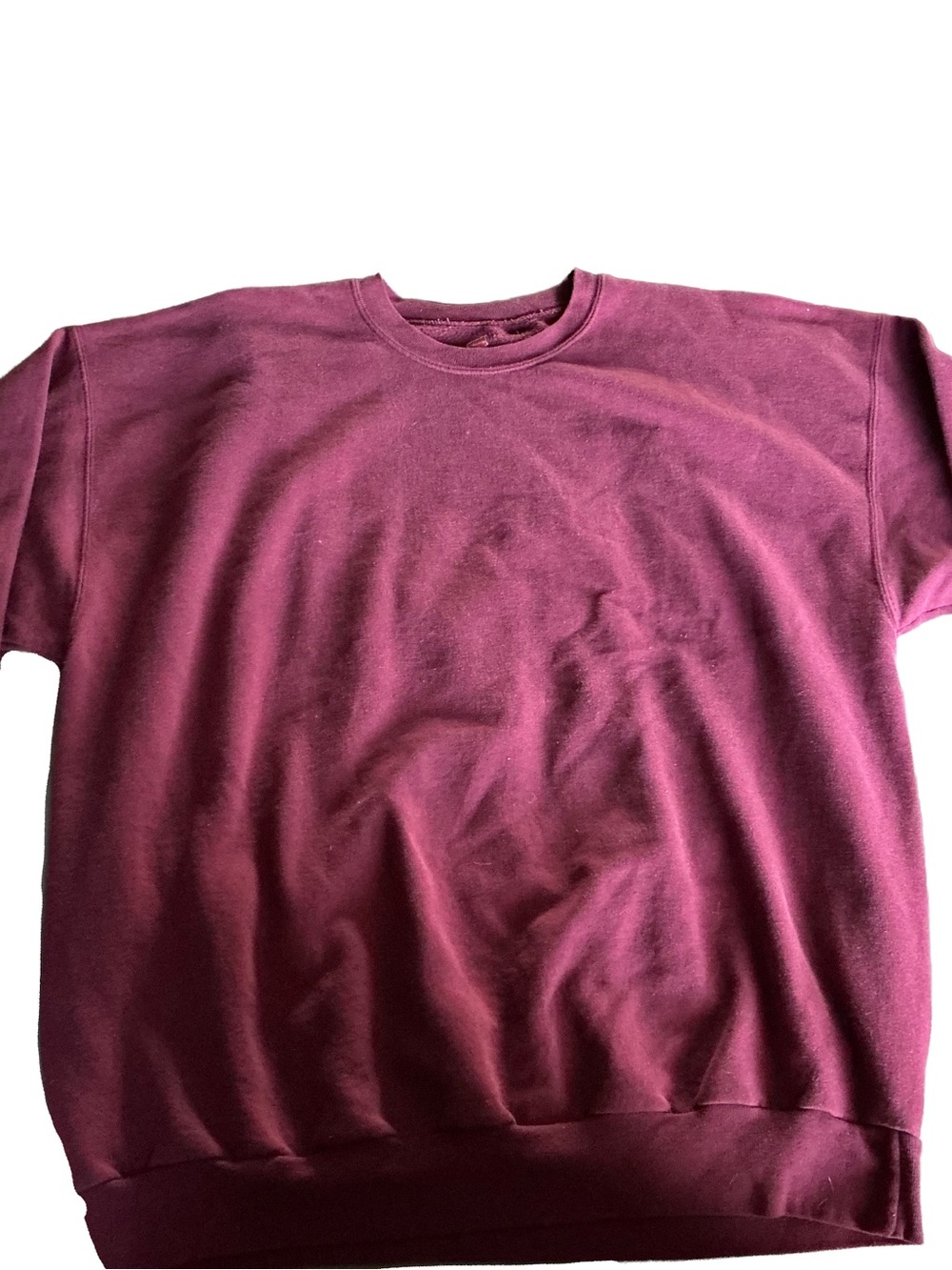 Hanes Men's Crewneck Sweatshirt - Burgundy